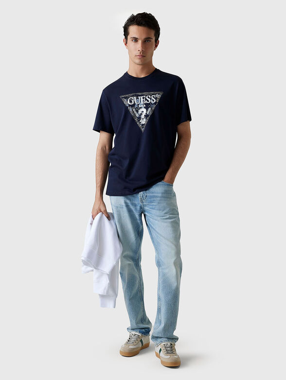 Cotton T-shirt with logo print - 2