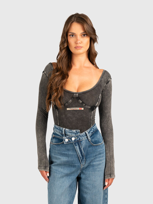 JULY-DNM long sleeve bodysuit - 1