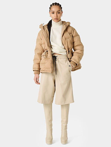 Faux leather shorts - 5