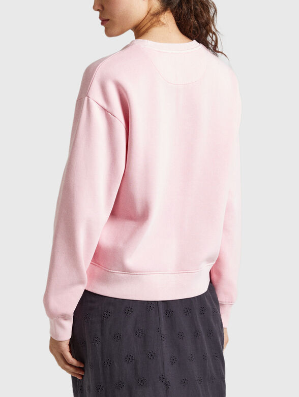 LANA green sweatshirt with contrast logo - 3