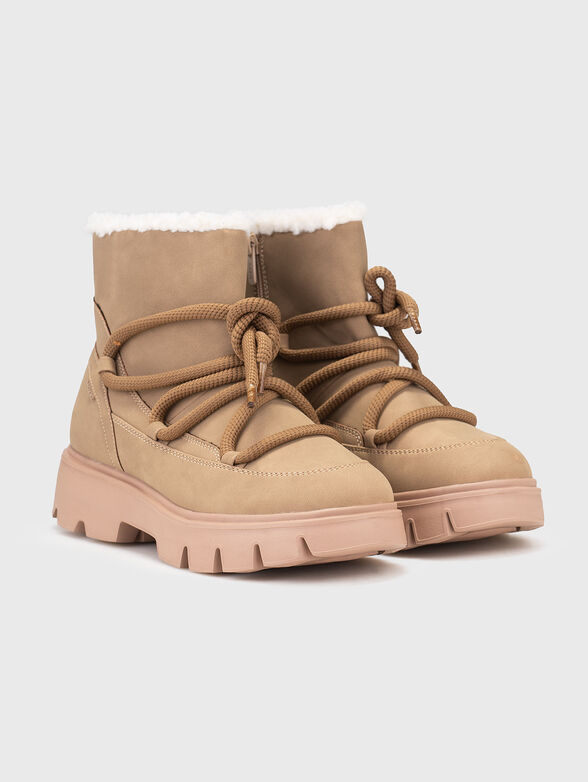 Ankle boots with accent laces - 2