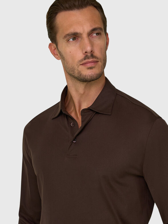 Brown polo-shirt - 4