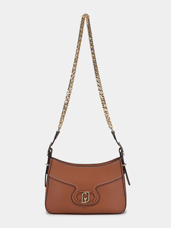 Hobo bag with metal chain handle - 2