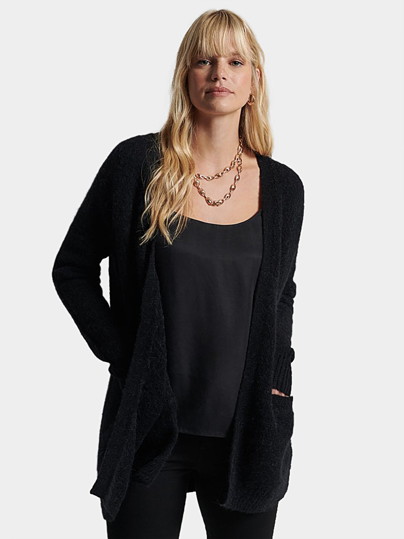 Superdry black cardigan top