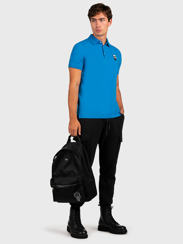 Polo shirt with logo patch - 2