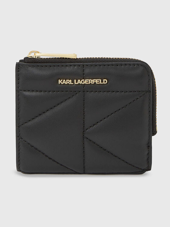 Кожено портмоне K/KUILT с капитониран ефект - 1