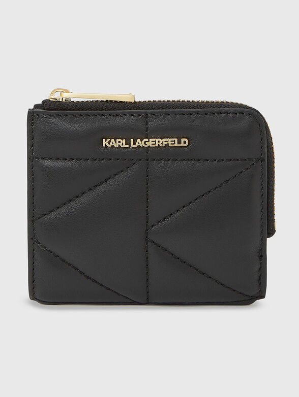 K/KUILT leather wallet with quilted effect - 1