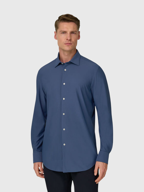 Shirt with contrasting buttons - 1