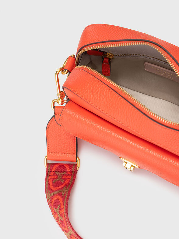 Crossbody bag with accent strap - 6