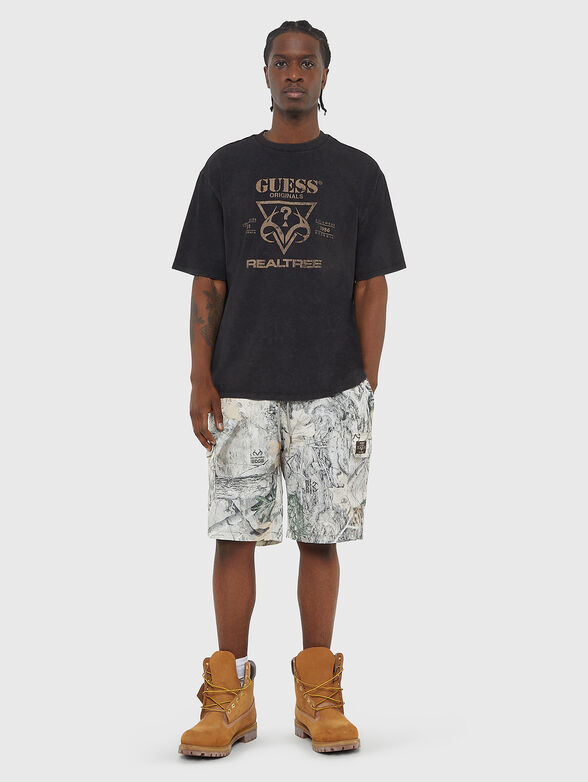 REALTREE black T-shirt with logo - 2