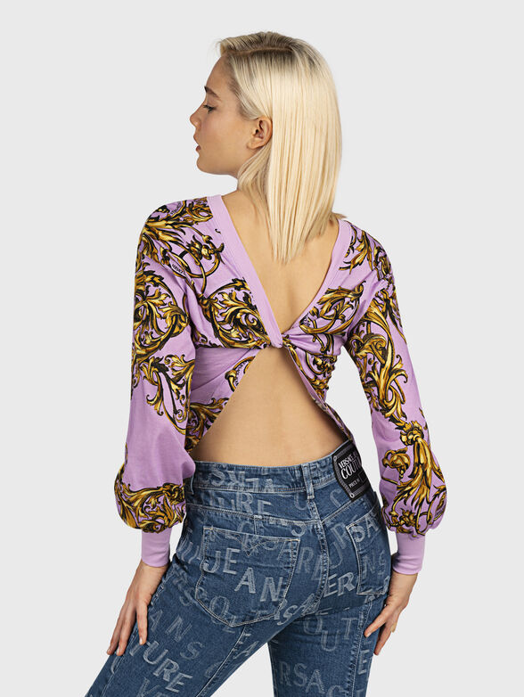 Blouse with accent back - 3