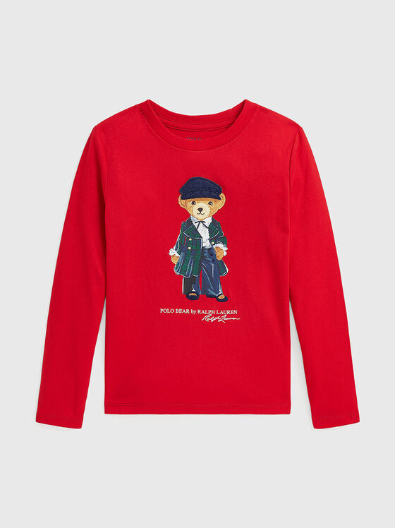 Blouse with Polo Bear print - 1