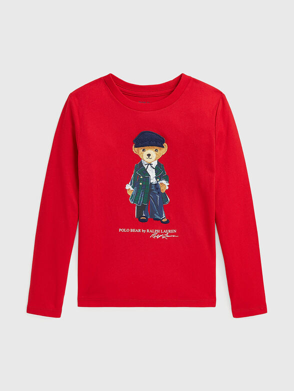 Blouse with Polo Bear print - 1