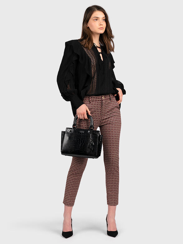 KATEY Bag with crocodile print - 6