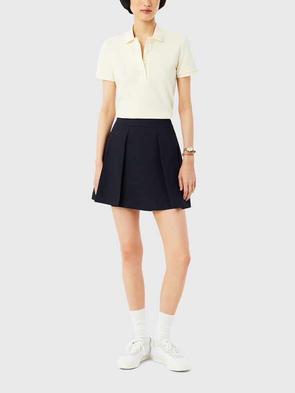 Pleated mini skirt - 1