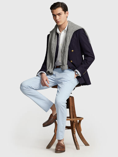 Blue chino pants - 5