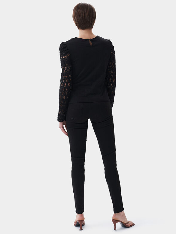 Black lace blouse - 3