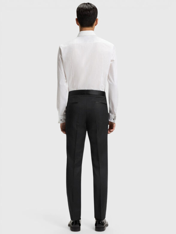 Slim-fit trousers with side piping - 2