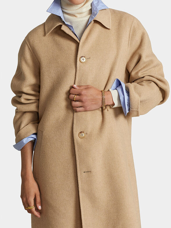 Coat in beige  - 3