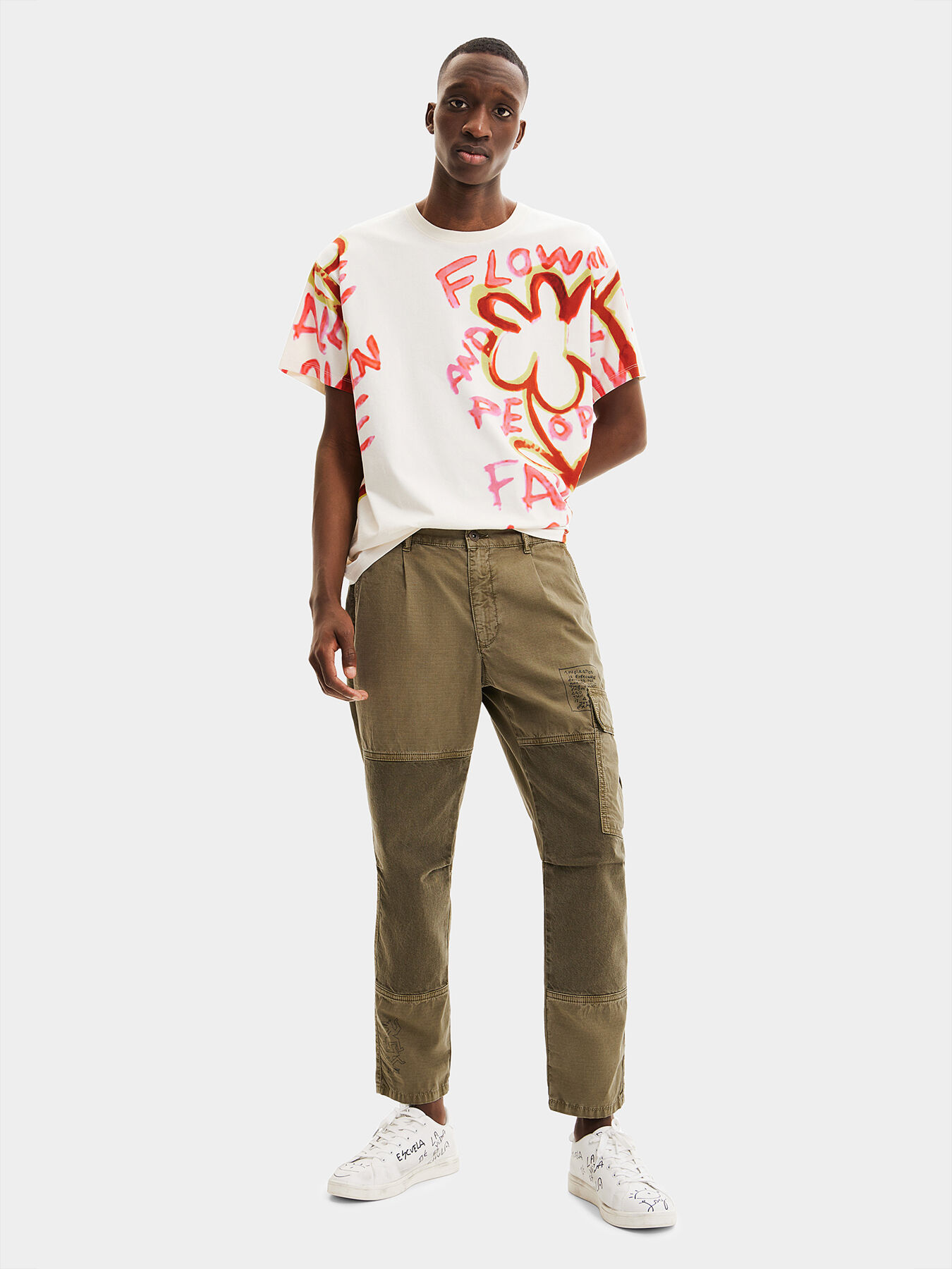 Tシャツ・カットソー Zimmermann FW25 CASCADIAN TUNIC (3203TSS255 TAN) Cascadian Tunic Top Pink Botanical Floral Online | Zimmermann