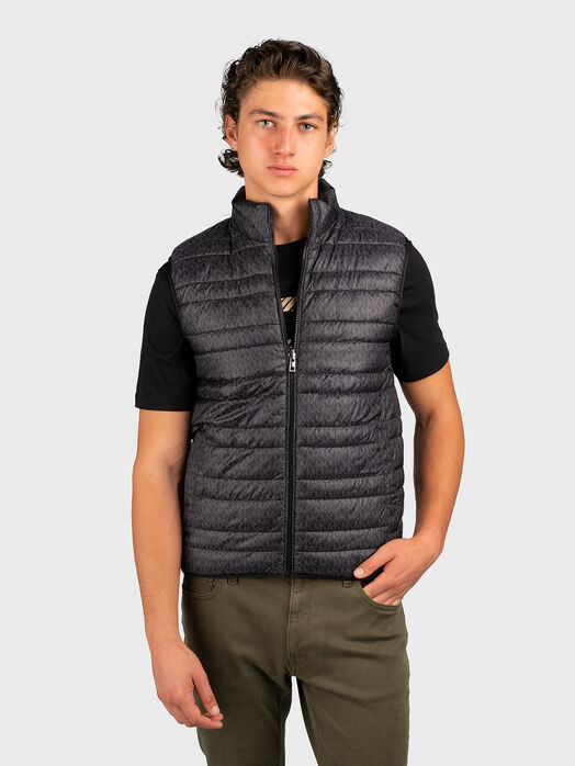 Reversible vest in black
