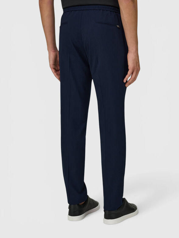 Pants with elastic waistband and ties - 2