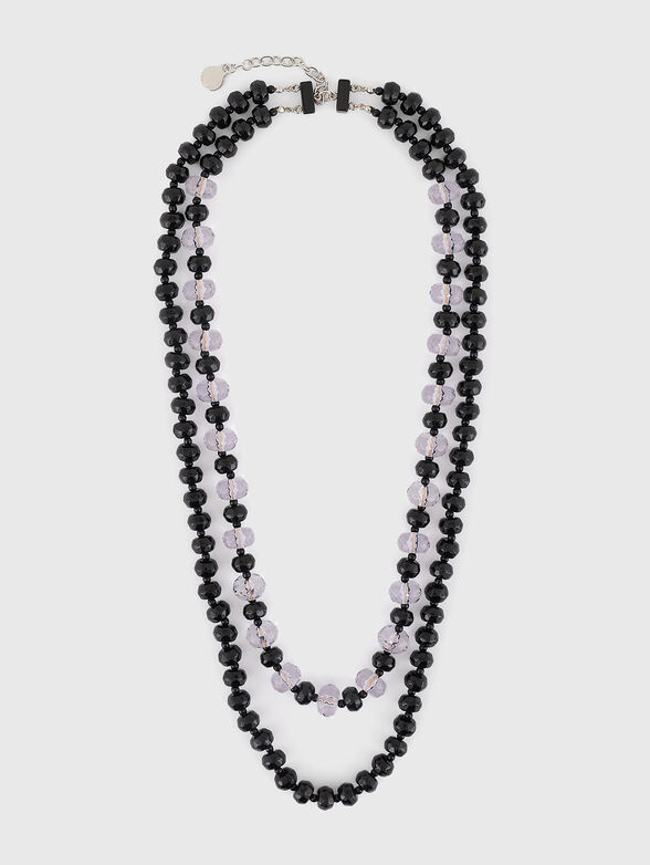 Necklace with two rows of beads - 1
