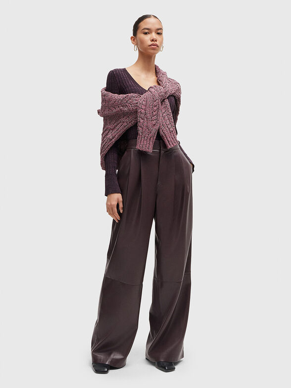 TADESA trousers in eco leather - 4