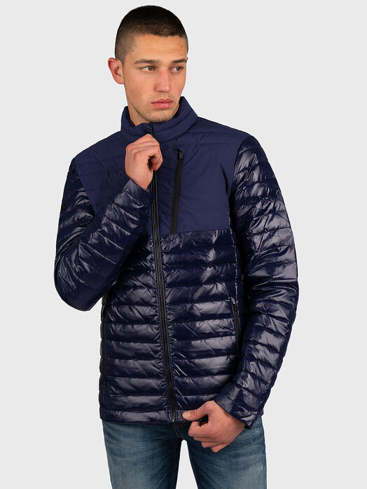 Padded jacket in blue color