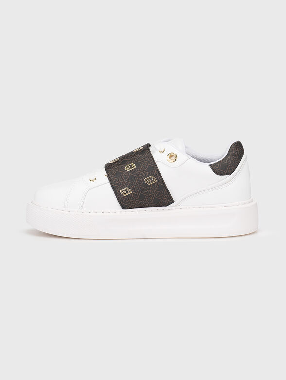 KYLIE 28 white sneakers with contrast details - 4