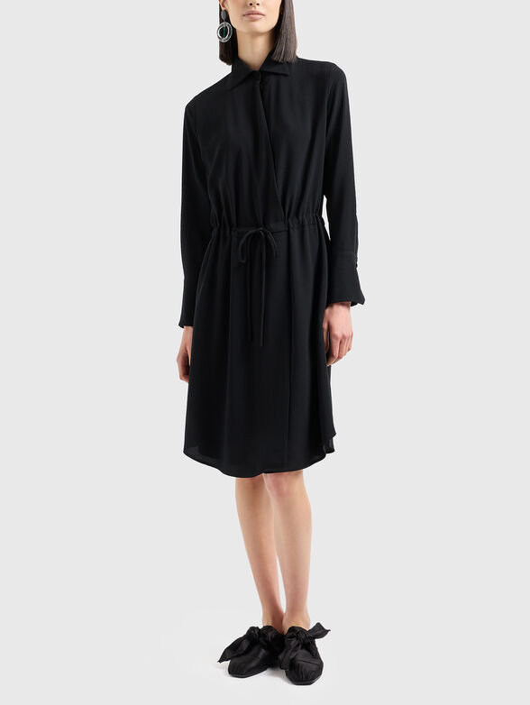 Mini dress with long sleeves - 1