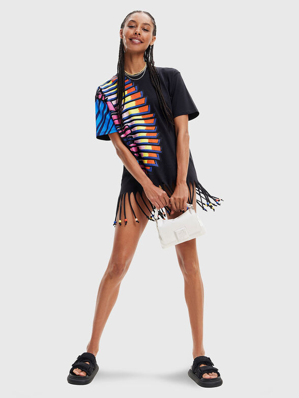 OAHU cotton t-shirt with fringe - 2