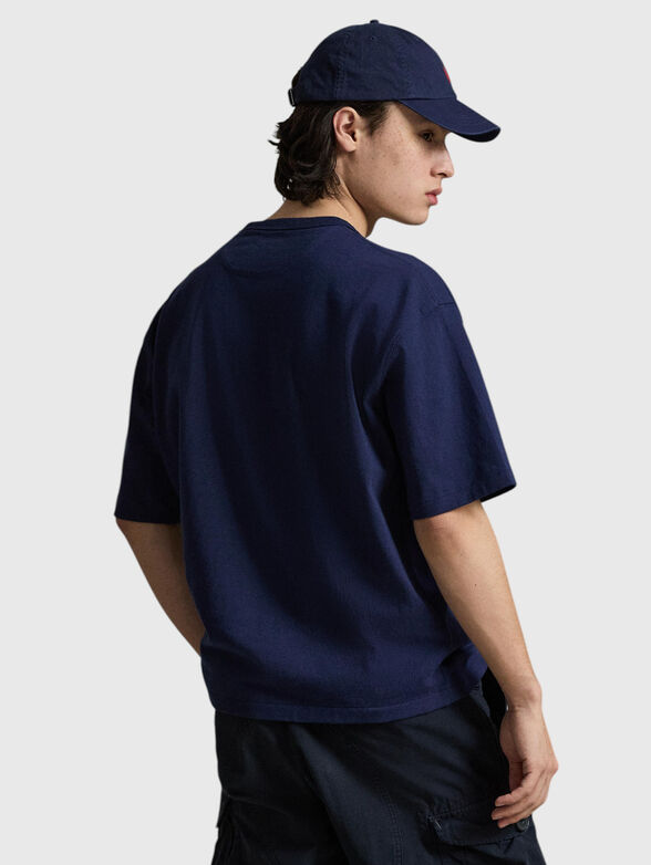 Cotton T-shirt with embroidered logo - 3