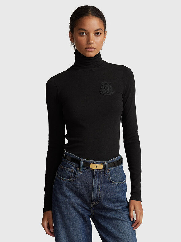 Cotton turtleneck sweater  - 1