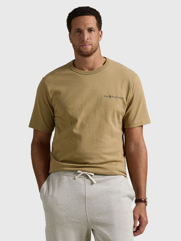 Cotton T-shirt with logo - 1