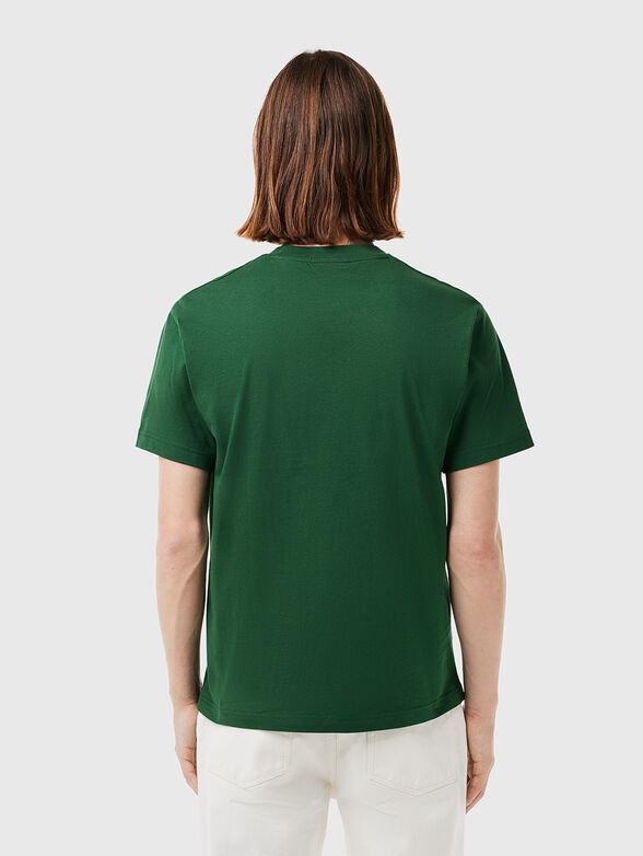 Beige cotton T-shirt  - 3