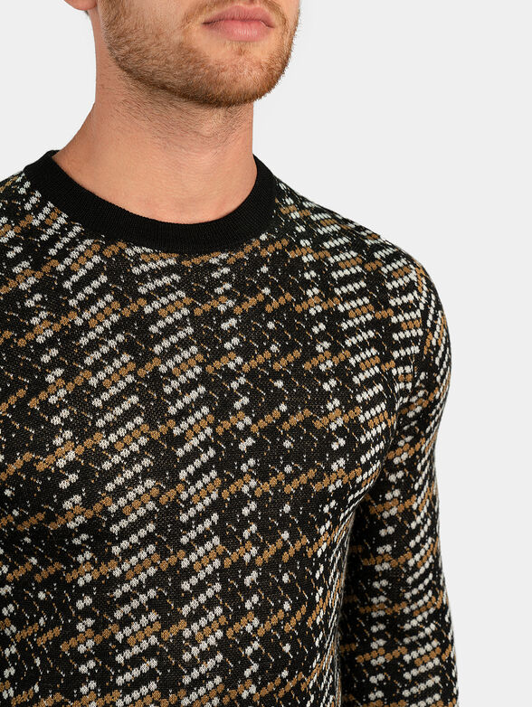 Wool blend slim sweater - 2