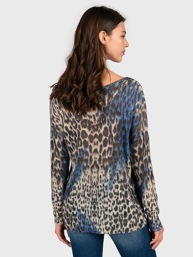 INES Sweater with animal print - 4