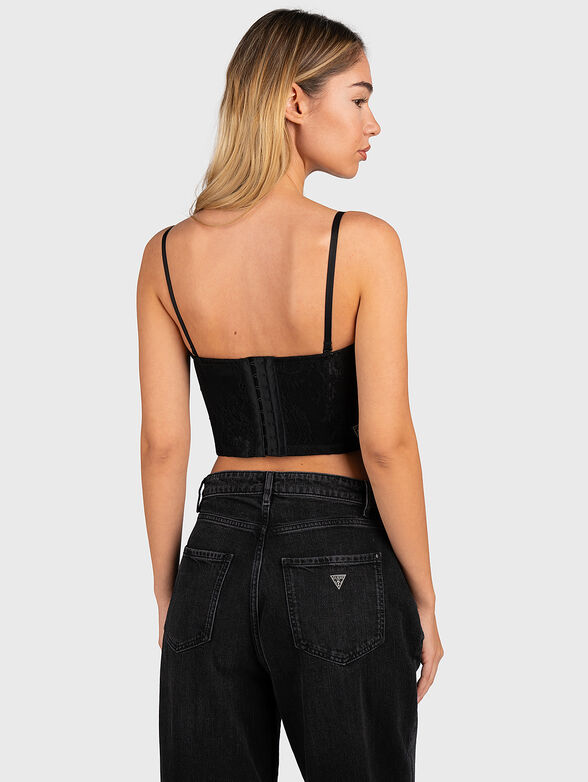 Black lace bustier - 2