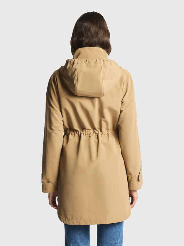 Transitional jacket with a drawstring waist - 3