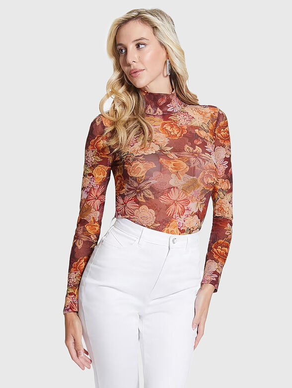 KAMARIA animal print blouse - 1