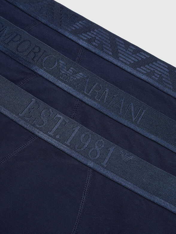 Set of three pairs of organic cotton boxers - 4