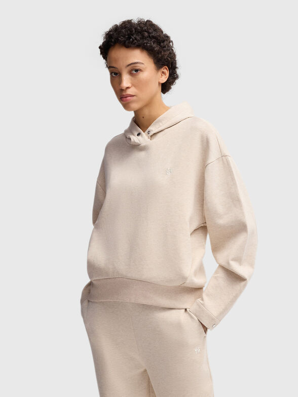 ENOLARI hooded sweatshirt with logo - 1