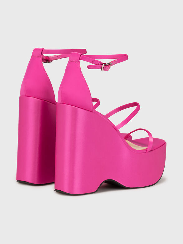 VARIA black platform sandals - 3