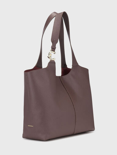 Big leather bag with logo - 4