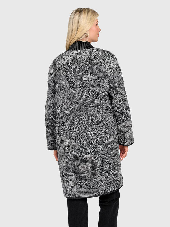 MINDY coat with floral motif - 3