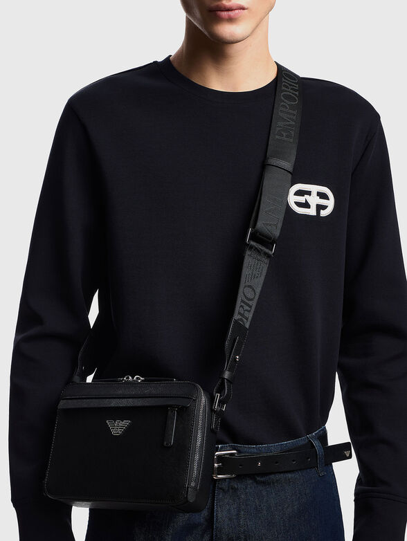 Crossbody bag with saffiano effect - 2