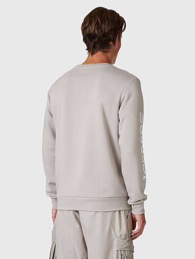Cotton blend sweatshirt with print - 3