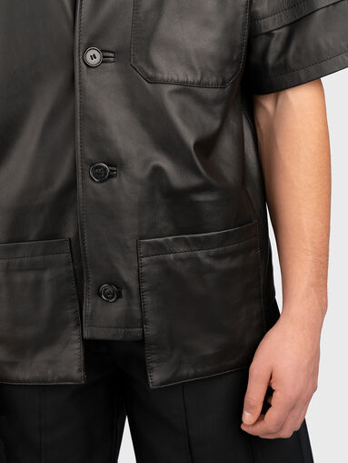 Overshirt with accent pockets - 4