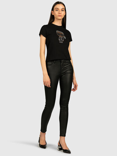 IKONIK T-shirt with rhinestone logo - 5